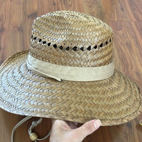Dorfman Pacific co. DPC Aussie straw lifeguard beach hat Sun hat surfer hat - Picture 2 of 5